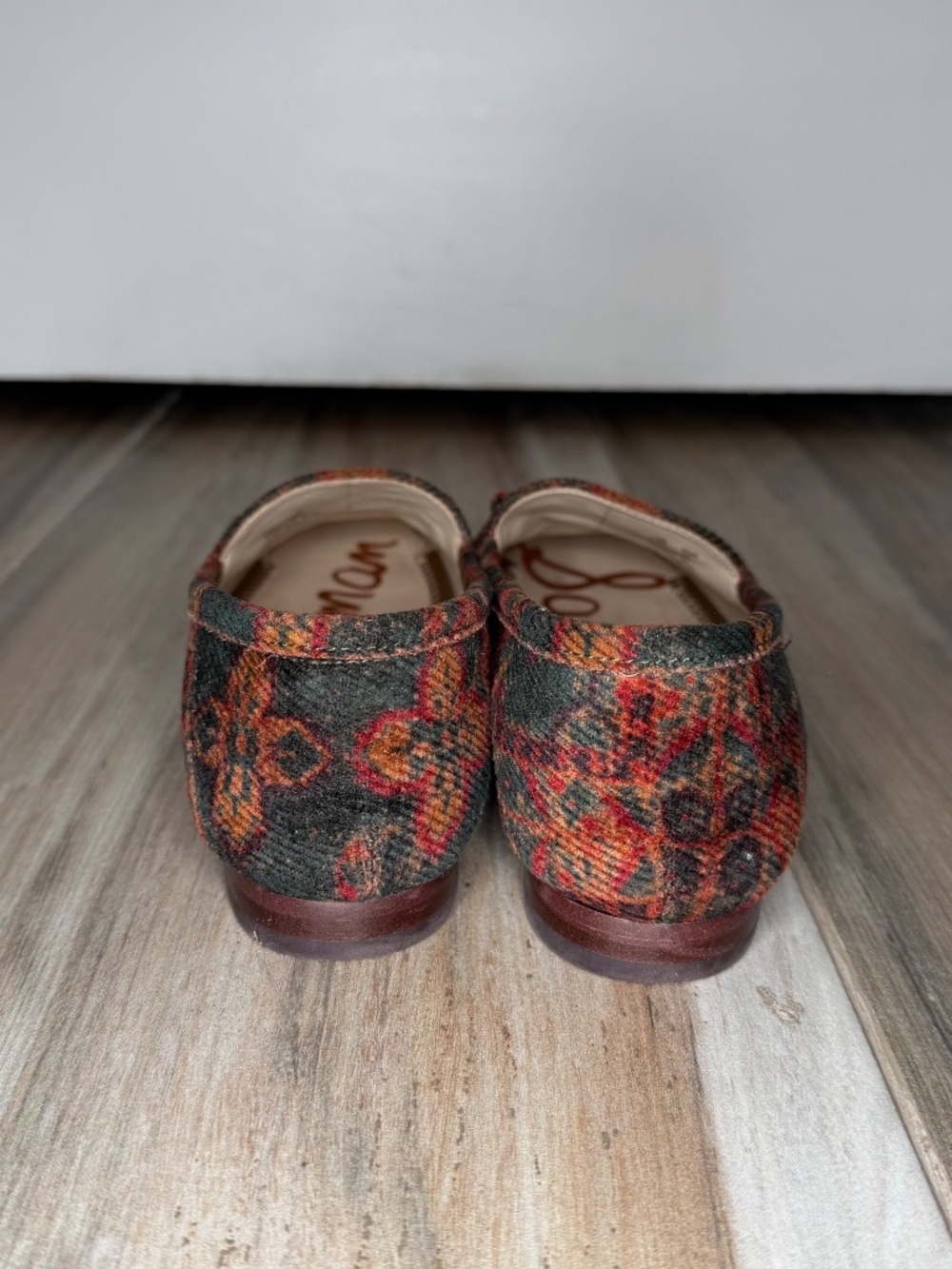 Sam Edelman Loraine Bit Loafer Flats Corduroy Tapastry Women Sz 4.5 - Picture 5 of 10